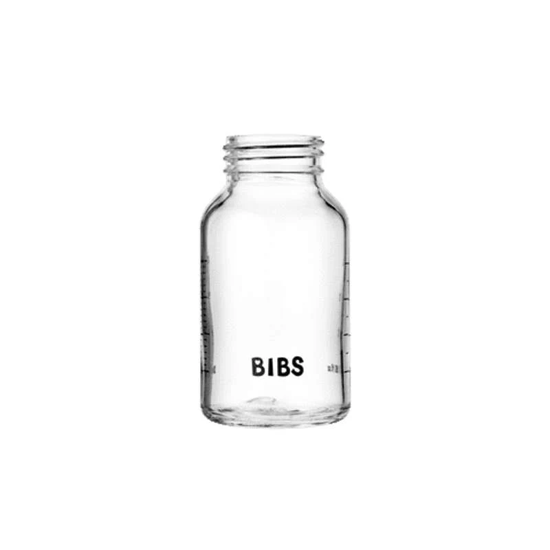 BIBS Bottle - Tilbehør - Lille Sutteflaske - Glas - 120 ml.