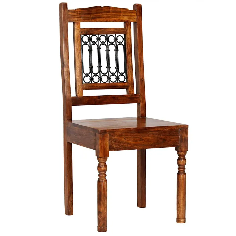 Conjunto de mesa de jantar 5 pcs madeira de acácia maciç