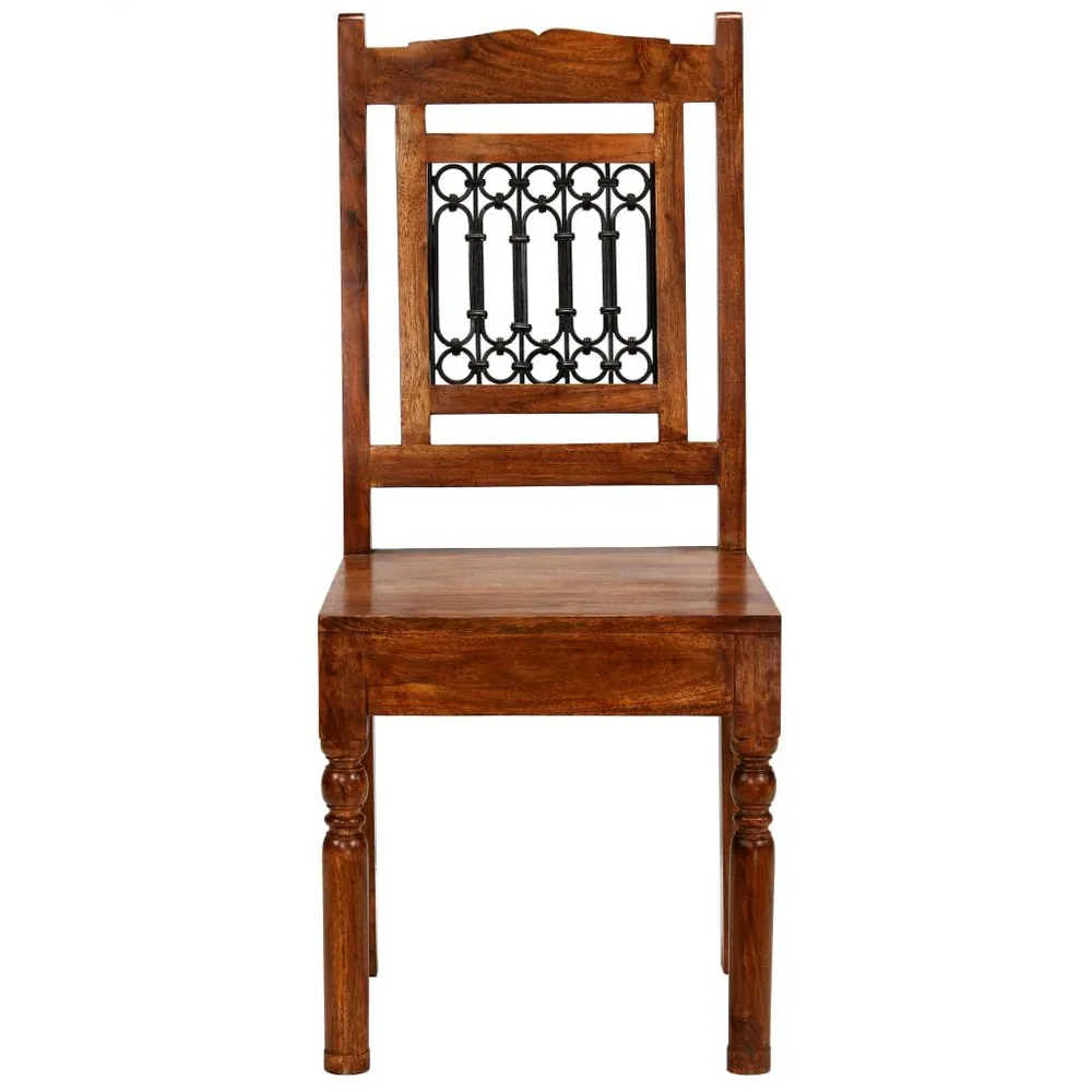Conjunto de mesa de jantar 5 pcs madeira de acácia maciç