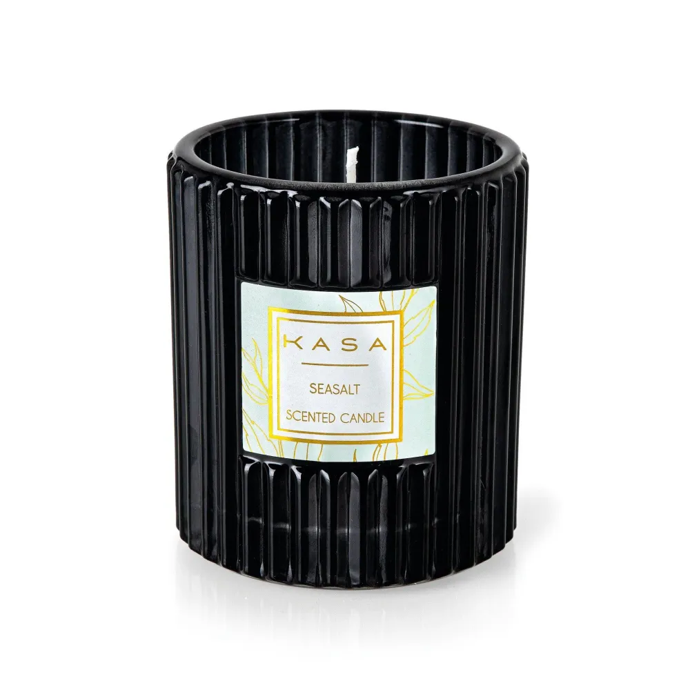 Copo Vela Canelado Preto