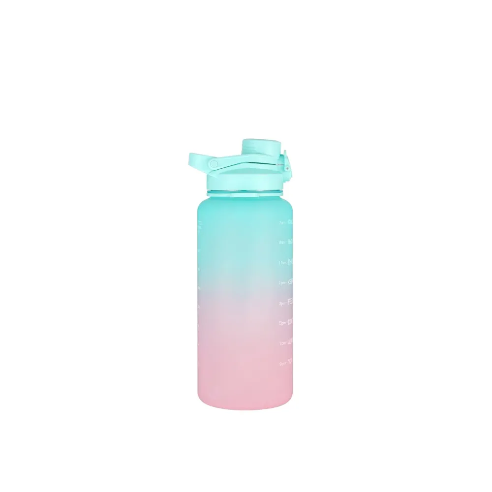 Garrafa Motivacional 2L Azul e Rosa