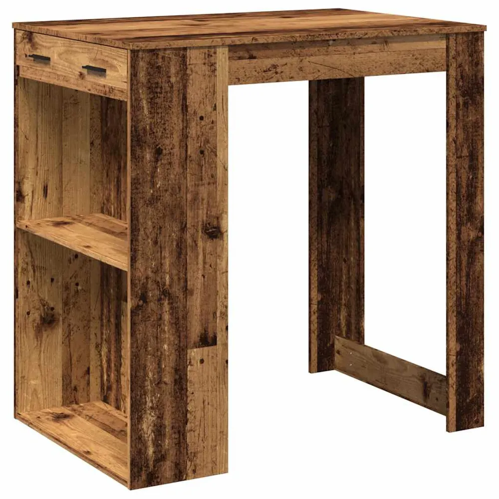 Mesa de bar 102x70x103,5 cm derivados de madeira madeira velha