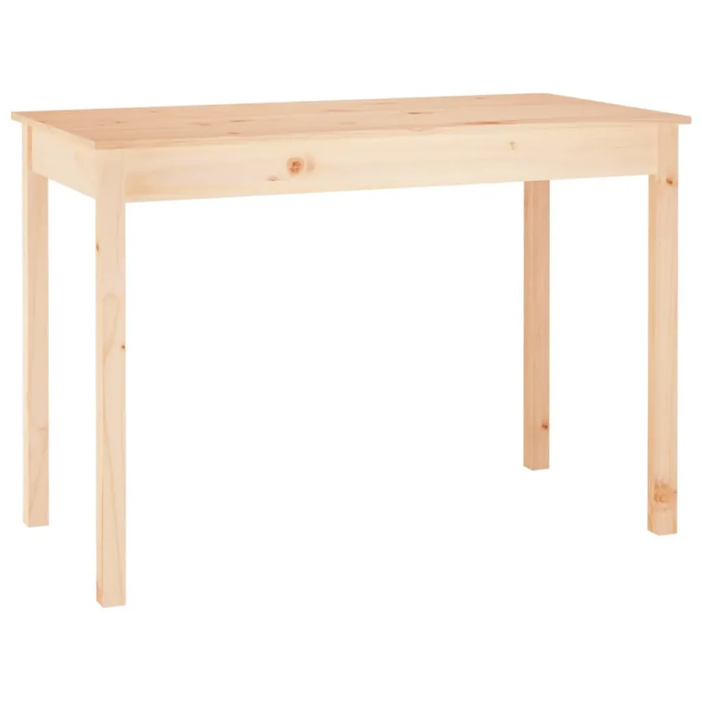 Mesa de jantar 110x55x75 cm madeira de pinho maciç
