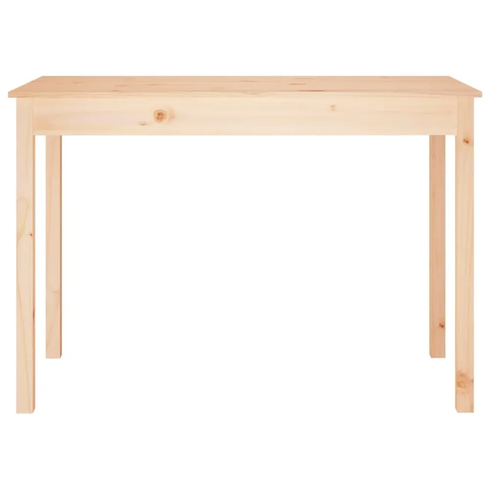 Mesa de jantar 110x55x75 cm madeira de pinho maciç