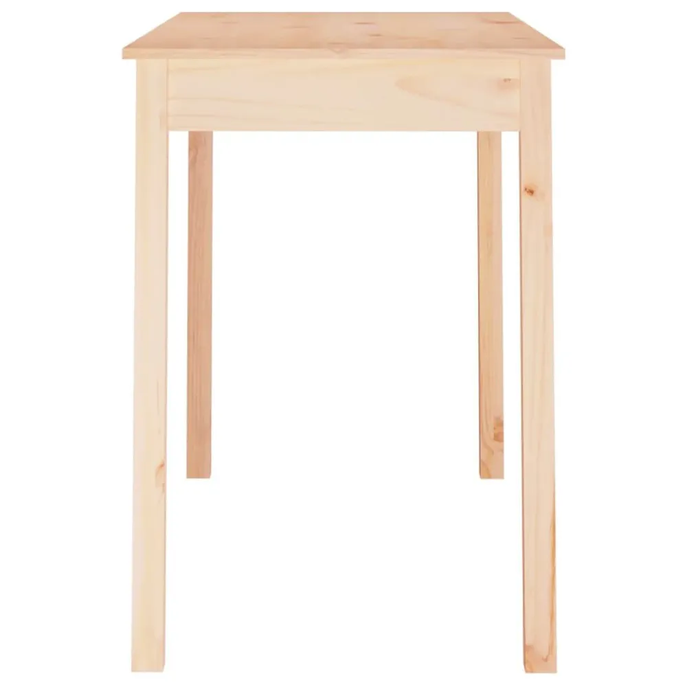 Mesa de jantar 110x55x75 cm madeira de pinho maciç