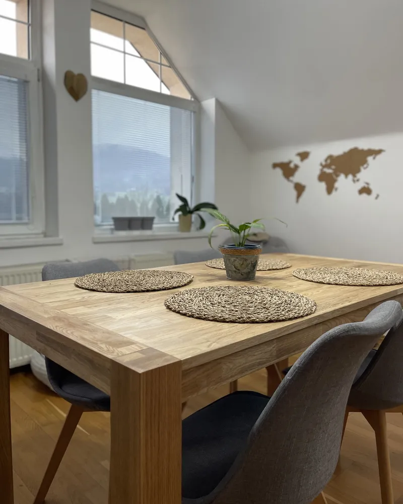 Oak Dining Table 150 x 85 cm Light Wood NATURA