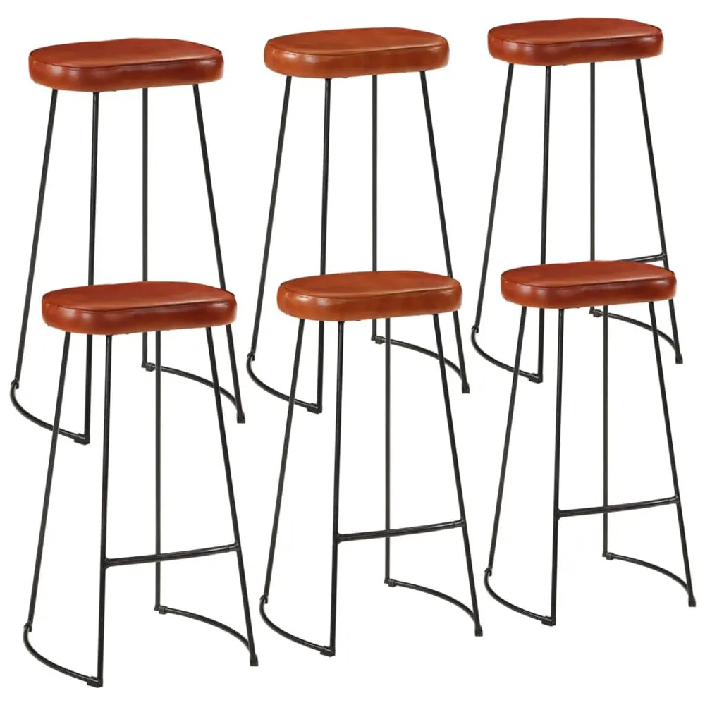7 pcs conj. de bar madeira de mangueira áspera maciç e metálico