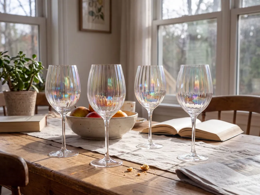 Wine Glasses MORGANITE Set 4 Nítido